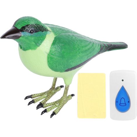 Sonnette sans fil Bird avec télécommande, sonnette de bienvenue (1/5)