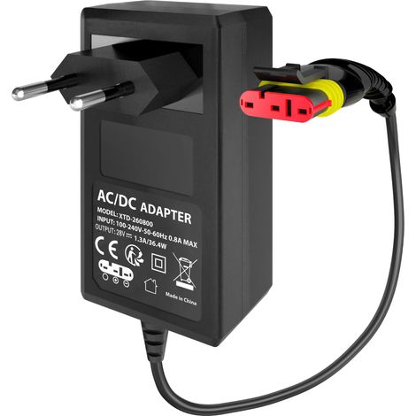 Chargeur de Batterie 28V Compatible avec Robot tondeuse Husqvarna Automower 105/310/315X / McCulloch Rob R800 / Gardena R38Li/Sileno (1/5)
