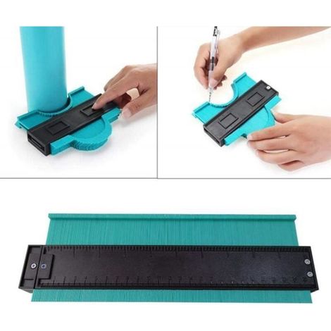 Jauge de Contour - Samione - Copieur de Profil pour conduits en Plastique Tuyaux de Bobinage - 250mm (1/4)