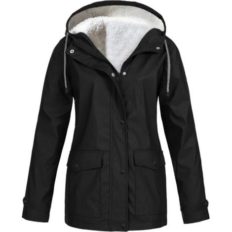 Veste de ski femme grande taille velours imperméable chaude manteau neige hiver capuche randonnée montagne coupe-vent extérieur (1/5)