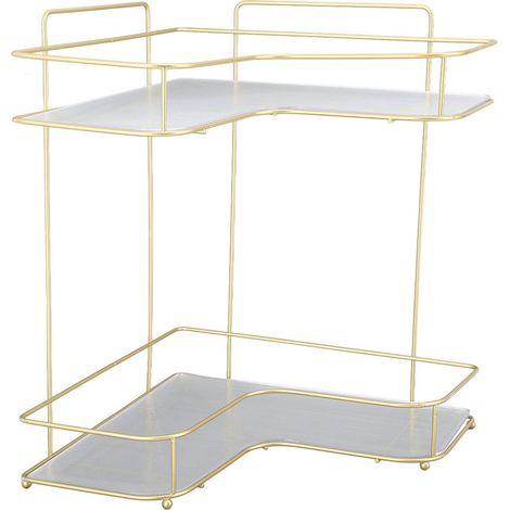 Étagère triangulaire en acrylique pour meuble-lavabo de salle de bain, étagère de rangement d'angle pour salle de bain et toilettes. (1/5)