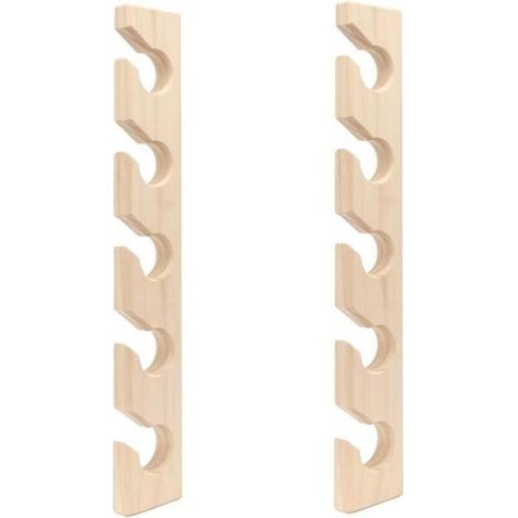 Support Pour Casquette De Baseball - Bois - 41,9 x 6,3 x 2 cm - Murale - Lot De 2 (1/4)