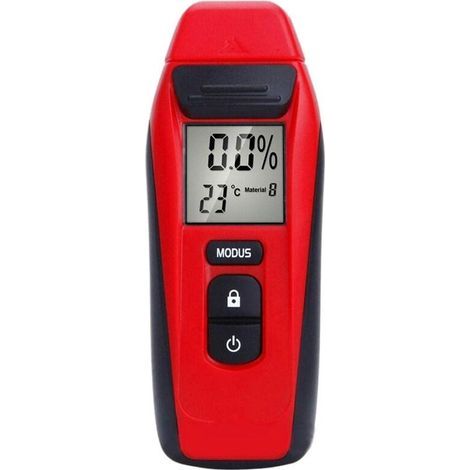 Holzfeuchtemessgerät, Mini-Digital-Feuchtigkeitsmessgerät 9V DC (ohne Batterie) – Schnelle und präzise Messung (1/4)