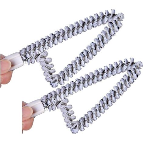 Brosse de nettoyage de vitres Brosse de porte coulissante Brosse de nettoyage pour fenêtre 2 PACK (1/5)