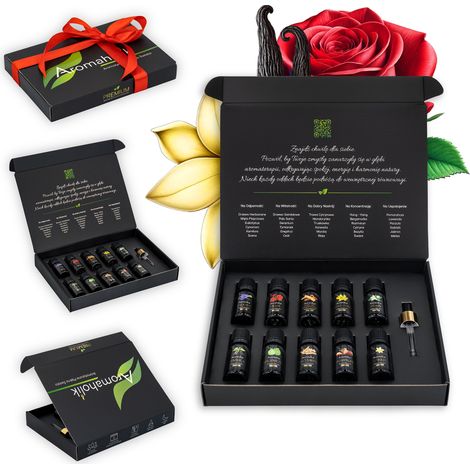 SET DI OLI ESSENZIALI BIOLOGICI, PROFUMI D'AMORE, AFRODISICI