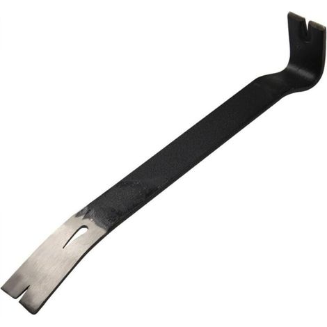 Crowbar tool, steel nail puller, paint lid lifter, small 15-inch flat pry bar (1/5)