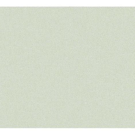 Papier peint intissé vert clair Tapisserie texturée tendance pour salon Papier peint classique chic idéal pour chambre (1/4)