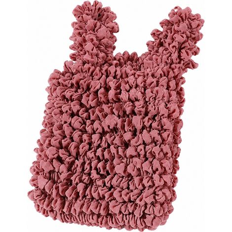 1 Pcs Sac Shopping Extensible Polyester Rose 14x10cm Portable Grand Capacité Pliable Quotidien (1/5)