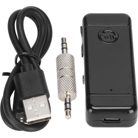 Bluetooth 5.0 Autoradio-Empfänger, Freisprecheinrichtung mit Rauschunterdrückung und Bluetooth-AUX-Adapter für Heimstereoanlagen (1/5)