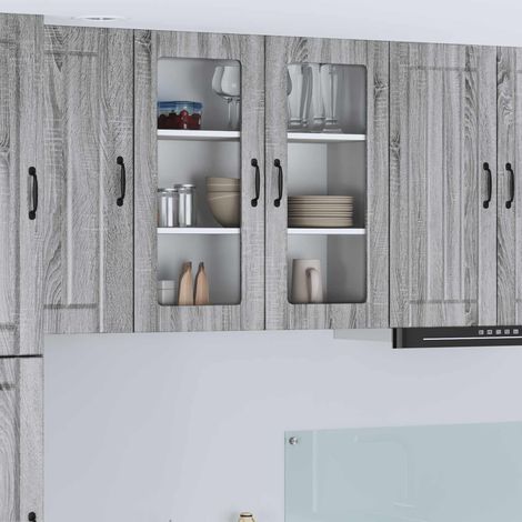 Küchenschrank Lucca Graues Sonoma 80 x 31 x 80 cm Holzwerkstoff