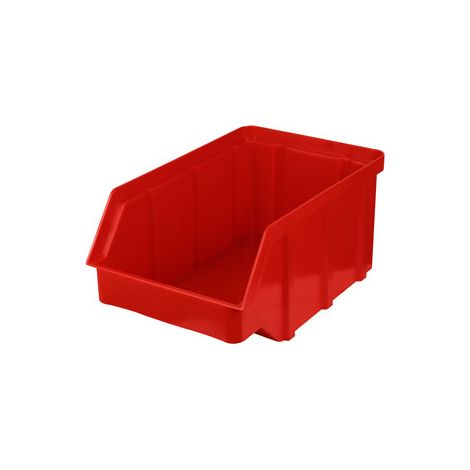 Cajas de taller de 118 x 78 x 56 cm, juego de 20 unidades, color rojo.