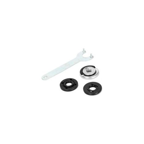 Set mit 4 M14-Winkelschleiferzubehörteilen inklusive 5/8"-Muttern und Universalschlüssel - Crezuo