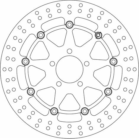 Disque de Frein Flottant KAWASAKI - Homologué TÜV