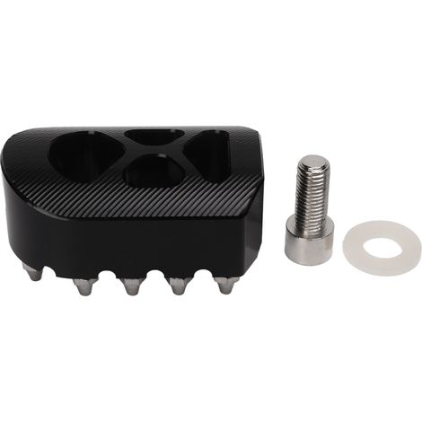 Pédale de levier de vitesse moto avec dents antidérapantes en alliage d'aluminium CNC pour Sportster Chopper Bobber (1/5)
