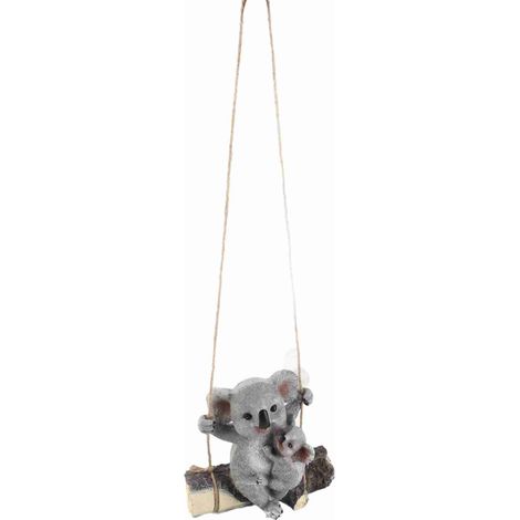 Toivize-Décoration suspendue - B款 - Koala en résine imperméable pour jardin, terrasse et extérieur, ornament rustique charmant et résistant (1/5)