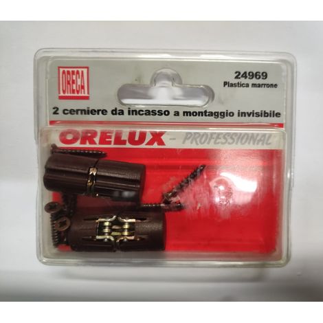 ORECA - CERNIERA DA INCASSO A MONTAGGIOINVISIBILE 14X16,5MM P2