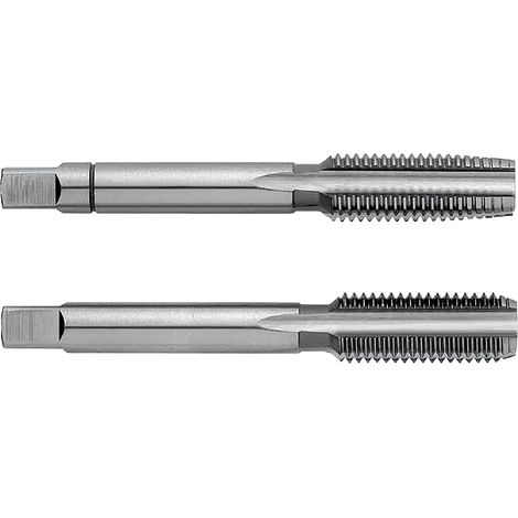 KS Tools 998.0401 - Set di 2 maschi per filettare a mano, passo gas Ø 1/4"