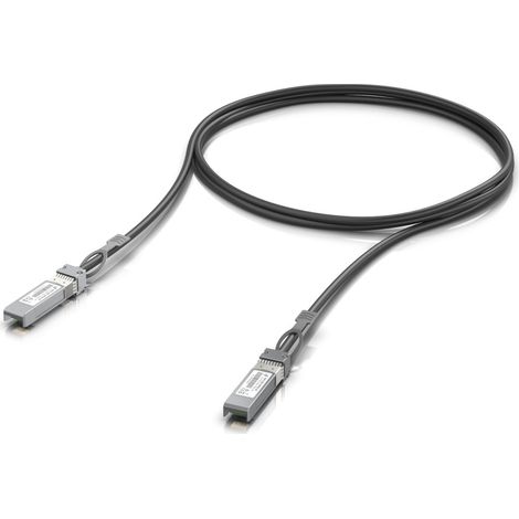 Cavo di collegamento diretto Ubiquiti UniFi in rame da 1 m, velocit� 25 Gbps (UACC-DAC-SFP28-1M)