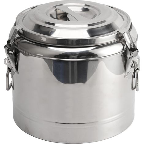 Distributeur de boissons isolé en acier inoxydable, grande capacité de rétention de chaleur pour café chaud et froid, thé, jus de lait, 20 l