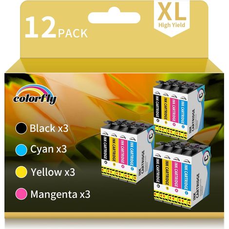 Compatible Cartouche d'encre Compatible avec E604XL pour XP-2200 (1/5)