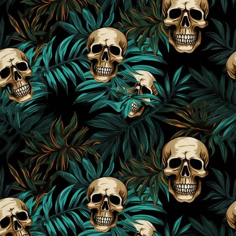 Tela Oxford decorativa para exteriores - Motivo de calavera I DX5026 (1/5)
