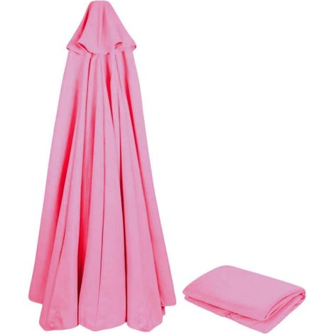 Sonnenschirm Ersatzbezug UV80 3m 8 Streben 200 cm 6 streben Pink (1/5)