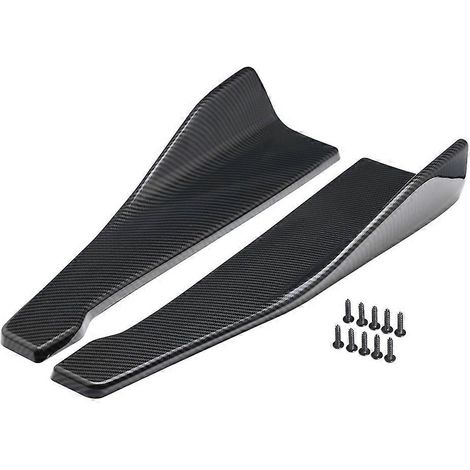 1 Paar universelle Heckstoßstangenschutzleisten, 48 cm, Heckeckenschutz, Autozubehör (Kohlefaser) (1/5)
