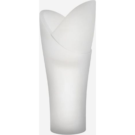Vaso luminoso da giardino RGBW ricaricabile in polietilene Assia 85 (1/4)