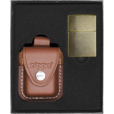 Coffret cadeau briquet ZIPPO LAITON ANTIQUE N°2 (1/2)