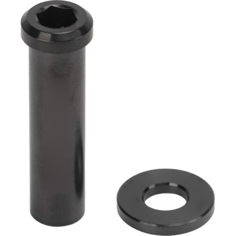 Écrous de fixation pour étriers de frein de vélo en alliage de titane 30mm, résistants à la corrosion et à l'oxydation, finition polie noire (1/5)