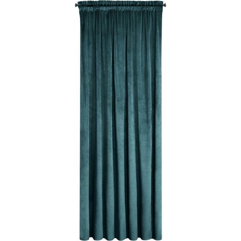 Tenda Melanie in velluto blu 140x270 (1/5)