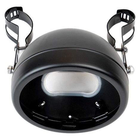 5,75-Zoll-Harley-Davidson-Cruiser-Scheinwerfergehäuse, LED-Scheinwerfergehäuse mit Halterung, Motorrad-Scheinwerfergehäuse (1/4)