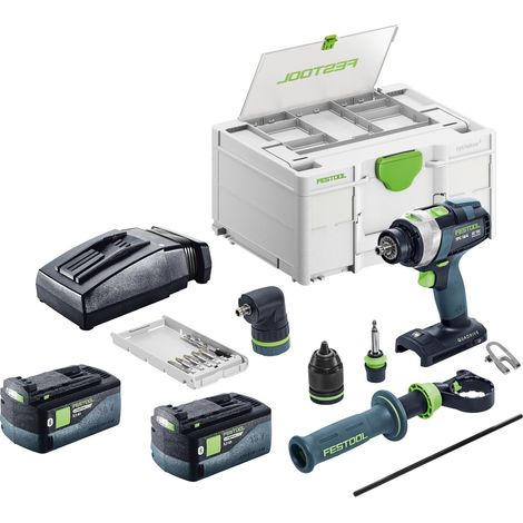 Festool TPC 18/4-Basic-Set Akku Schlagbohrschrauber 18 V 75 Nm Brushless + 2x Akku 5,0 Ah + Ladegerät + Systainer