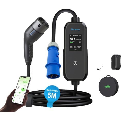 Chargeur EV, puissance de 7 kW, contrôle intelligent, 7kw (1/2)
