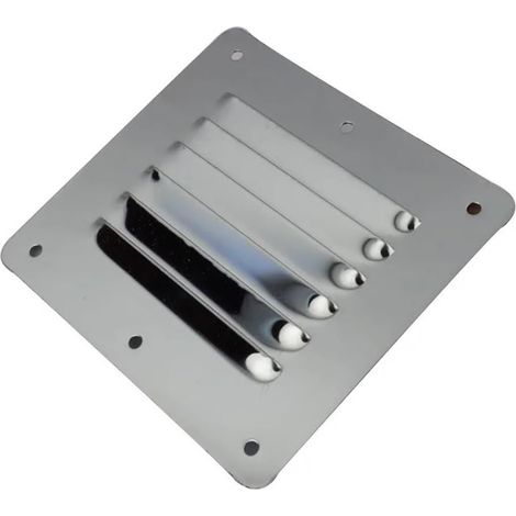 Couvercle de Ventilation à persiennes carrées en Acier Inoxydable 316, 1 pièce, for Bateau, Marine (1/5)