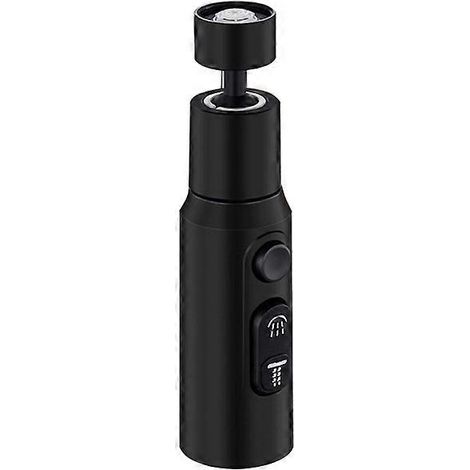 Adaptateur d'extension de robinet anti-éclaboussures pour salle de bain, 3 modes, douchette de lavabo, filtre et buse de robinet économe en eau, noir (1/5)