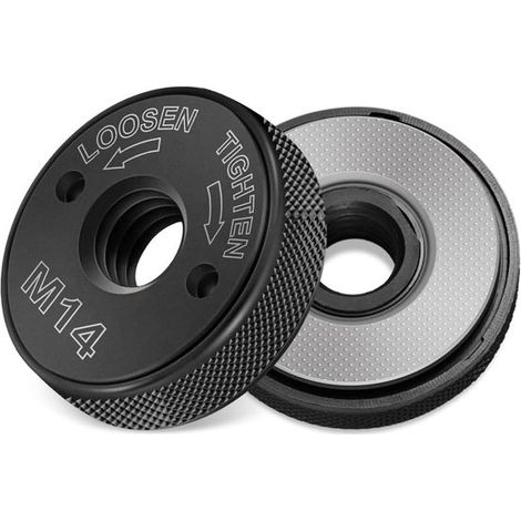 2 tuercas de liberación rápida M14，tuerca de liberación rápida flexible adecuada para amoladora angular Einhell con vástago M14 (1/5)