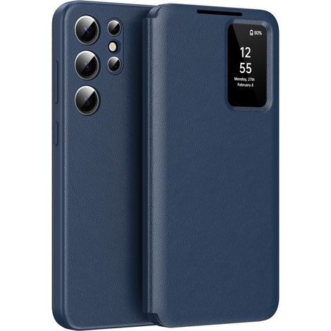 Samsung Galaxy S25 Ultra Smart View Wallet Flip Case, Blau (1/5)