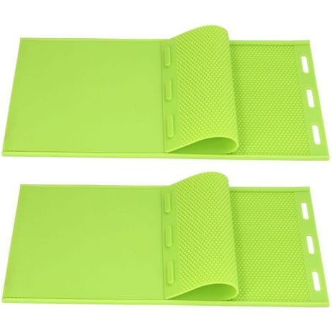 Feuille de Cire d'abeille Moule 2 Pièces 5.4mm Silicone Feuille de Cire d'abeille Moule Cire d'abeille Fondation Presse Moule équipement D'apiculteur (1/5)