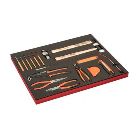 BAHCO - Module Fit&Go 3/3, outils de frappe/coupe, pinces, outil de préhension - 25 Pcs