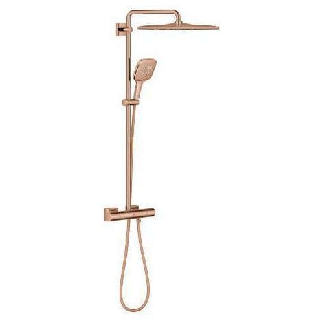 Système de douche Rainshower SmartActive 310 Cube 26837 avec THM warm sunset