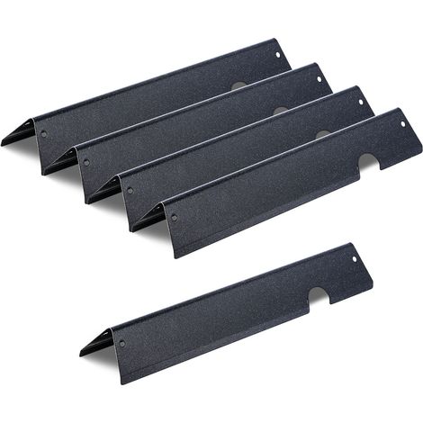 VEVOR Flavorizer Bars, 44cm Grill Replacement Part, for Weber Genesis ll 310 315 335 340, E/S 325s, ES/SX 325s, E/S 335, EX/SX/EPX-335 Grills, Porcelain-enameled Steel Thicker Heat Plate, 5 Pack (1/5)