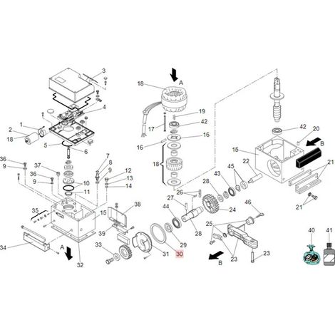 FAAC 7094085 Guarnizione Flangia Laterale Per Motore 746 844 Ricambio (1/3)