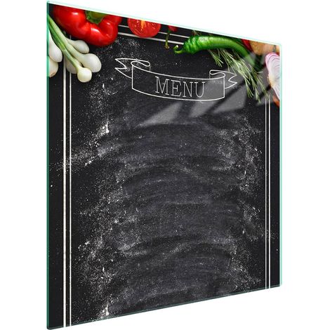 Piastra protettiva in vetro per piano cottura 50x52 Verdure (1/5)
