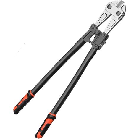14-inch bolt cutter, T8 forged steel wire cutter for chains, metals, screws, rivets and fences, ergonomic rubber handle for industrial use and DIY projects (1/5)