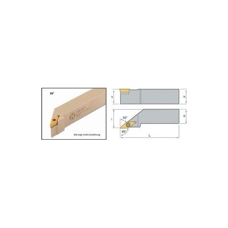 Außen-Drehhalter SVJCR/L SVJCR 3232 P16, 170x32x32mm (1/2)