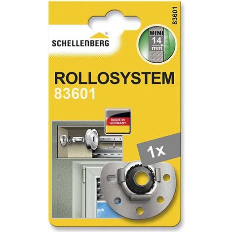 SCHELLENBERG Supporto a Parete Mini Sistema per Albero Ottagonale 80x60x18mm