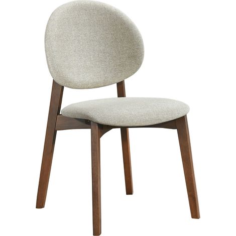 Selsey Stenne – Holzstuhl Braun / Beige