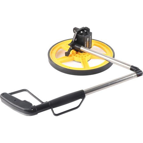 Roue de mesure mécanique de portée 9999 pieds, précision de 10 cm, rouleau de mesure de distance, LED, grande roue mécanique (1/5)