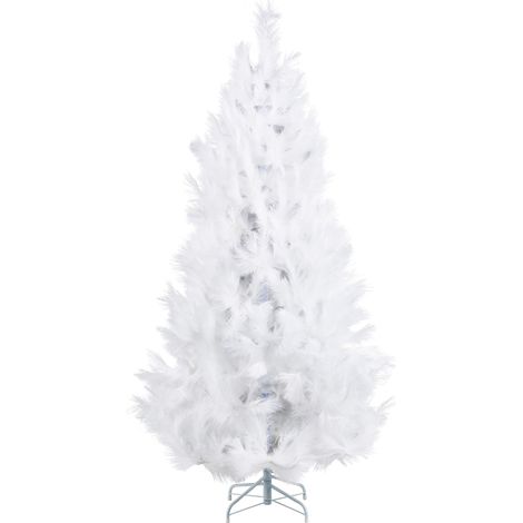 Sapin de Noël Traditionnel Artificiel 180 cm Base Métal Blanc Talbot (1/5)